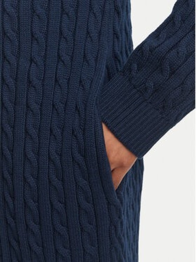 Tommy Jeans Sukienka dzianinowa DW0DW23540 Granatowy Relaxed Fit