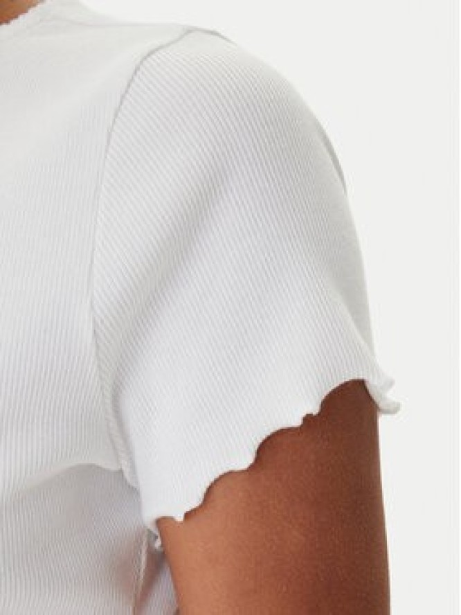 Tommy Jeans Bluzka DW0DW20377 Biały Slim Fit