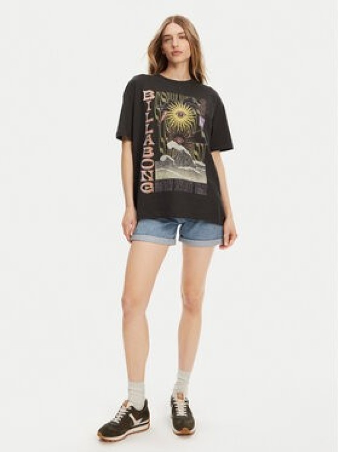Billabong T-Shirt EBJZT00443-KTA0 Czarny Regular Fit