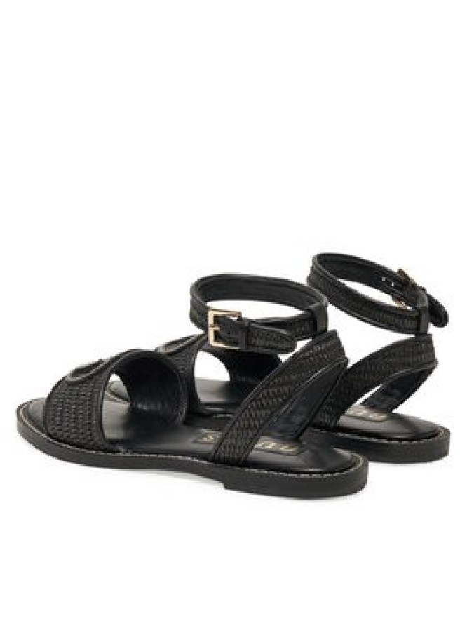 Guess Sandały FLJSIY FAB03 Czarny