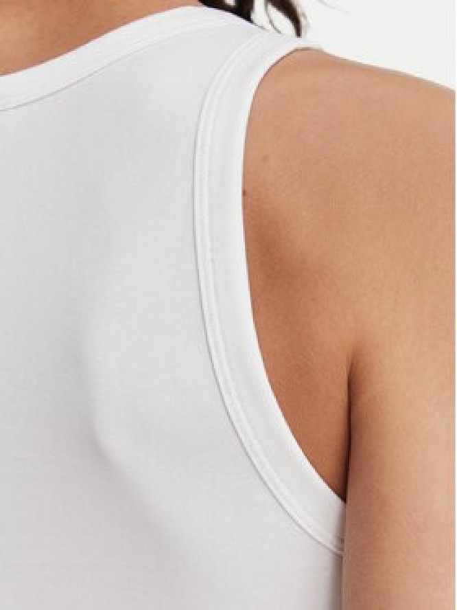 HUGO Top Damatank 50572293 Biały Extra Slim Fit