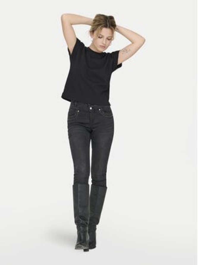 ONLY T-Shirt Erica 15308926 Czarny Oversize