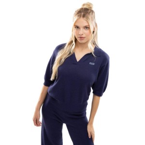 Damska koszulka polo z dzianiny Siroko IBZ Versa Navy