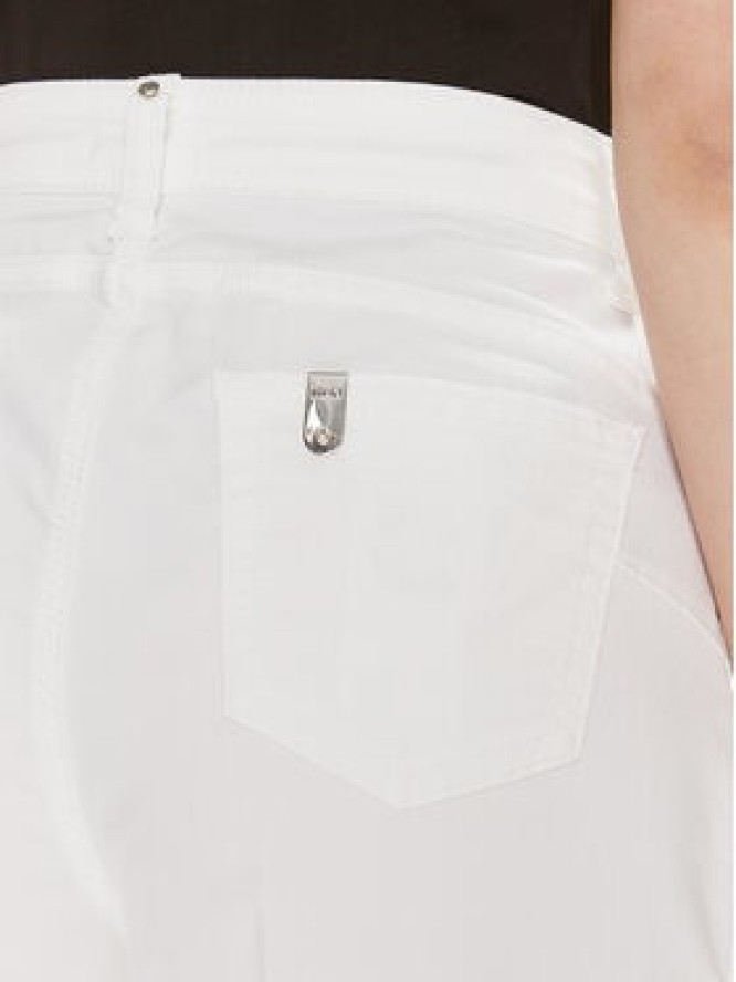 Liu Jo Spodnie materiałowe MA4276 T7144 Biały Relaxed Fit