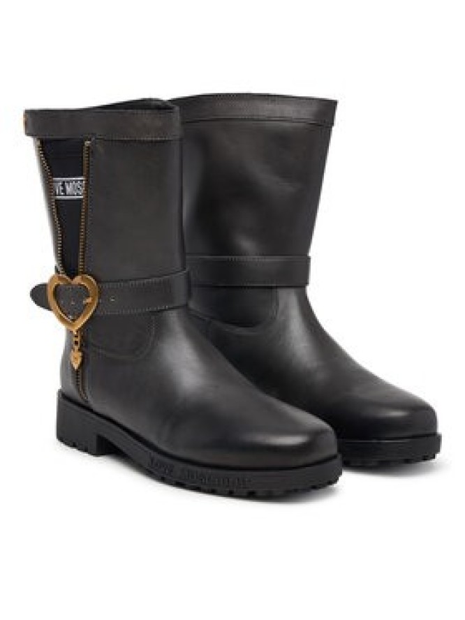 LOVE MOSCHINO Botki JA24174G0PIJ100A Czarny