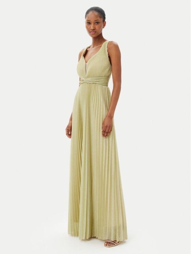 Artigli Sukienka wieczorowa ACAB002188 Złoty Regular Fit