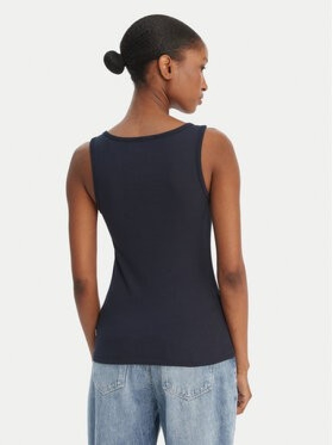 Guess Jeans Top W6GPZ2 KA0H1 Granatowy Slim Fit