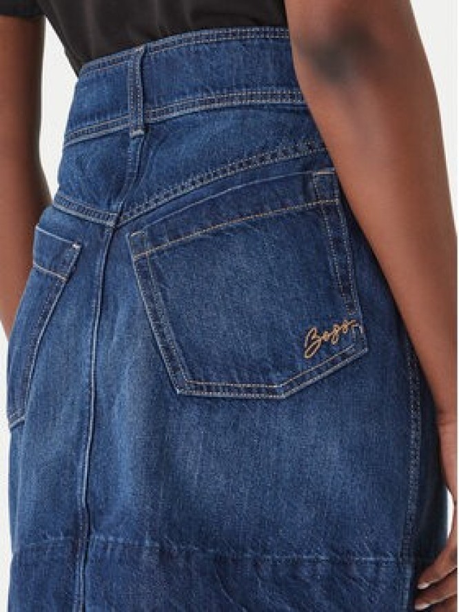 BOSS Spódnica jeansowa 50559404 Niebieski Regular Fit