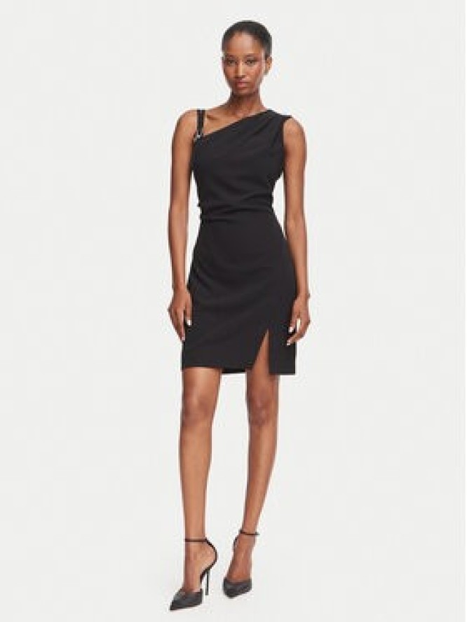 Guess Sukienka koktajlowa W6YK28 W2938 Czarny Regular Fit