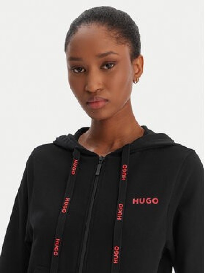 HUGO Bluza 50556350 Czarny Regular Fit
