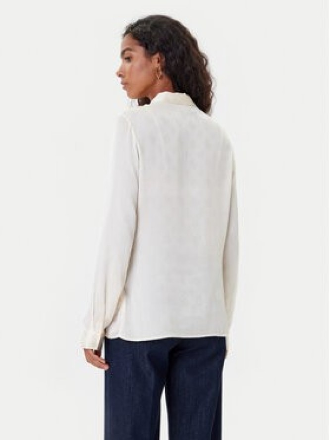 Guess Koszula W5YH1A WHCR2 Écru Regular Fit