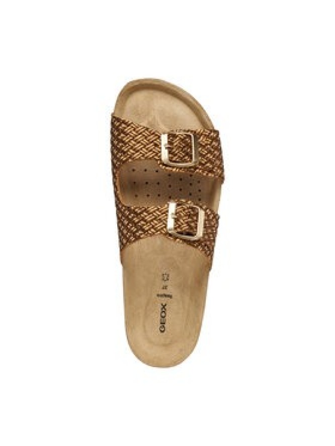 Geox Klapki D Brionia D35LSL 00047 C6008 Brązowy