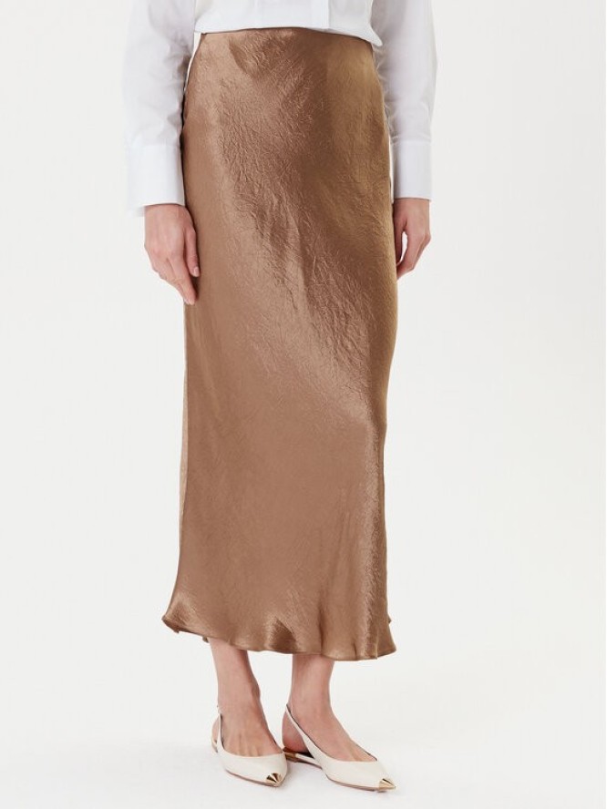 Marella Spódnica midi Pomez 2525106041 Brązowy Regular Fit