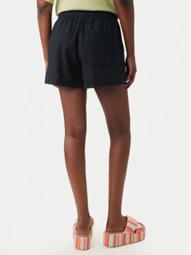 Roxy Szorty materiałowe Lekeitio Break ERJNS03490 Czarny Regular Fit