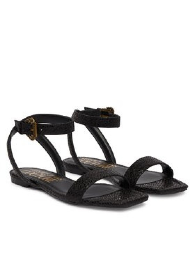 Versace Jeans Couture Sandały 80VA3S61 ZSS84 899 Czarny