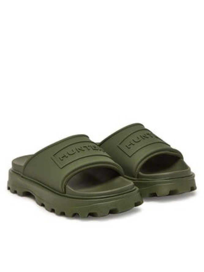 Hunter Klapki HFRU0007251 Zielony