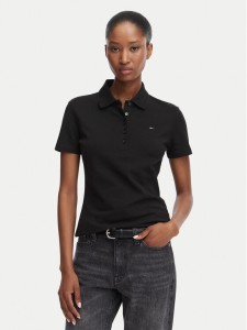 Tommy Jeans Polo Essential DW0DW22820 Czarny Regular Fit