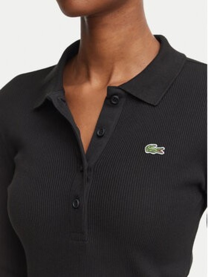 Lacoste Polo DF5281 Czarny Slim Fit
