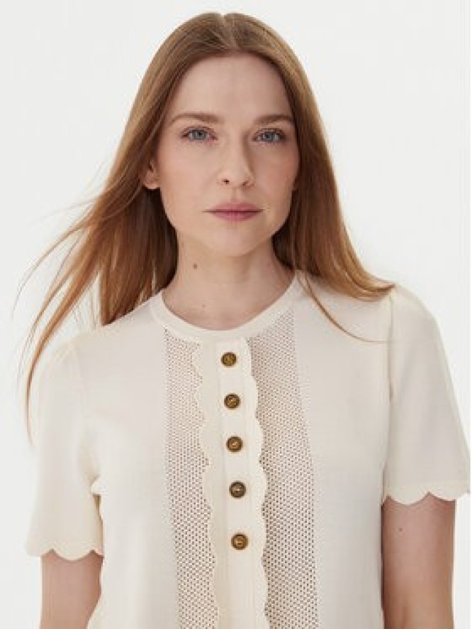 TWINSET Bluzka 252TP3203 Beżowy Regular Fit