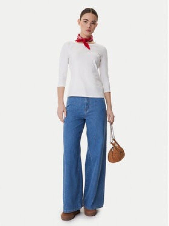 Weekend Max Mara Bluzka Multia 2615971011 Biały Regular Fit