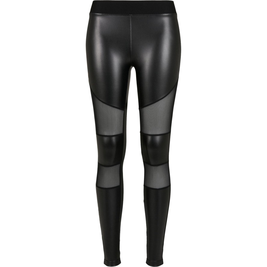 Damskie legginsy z sztucznej skóry Urban Classics