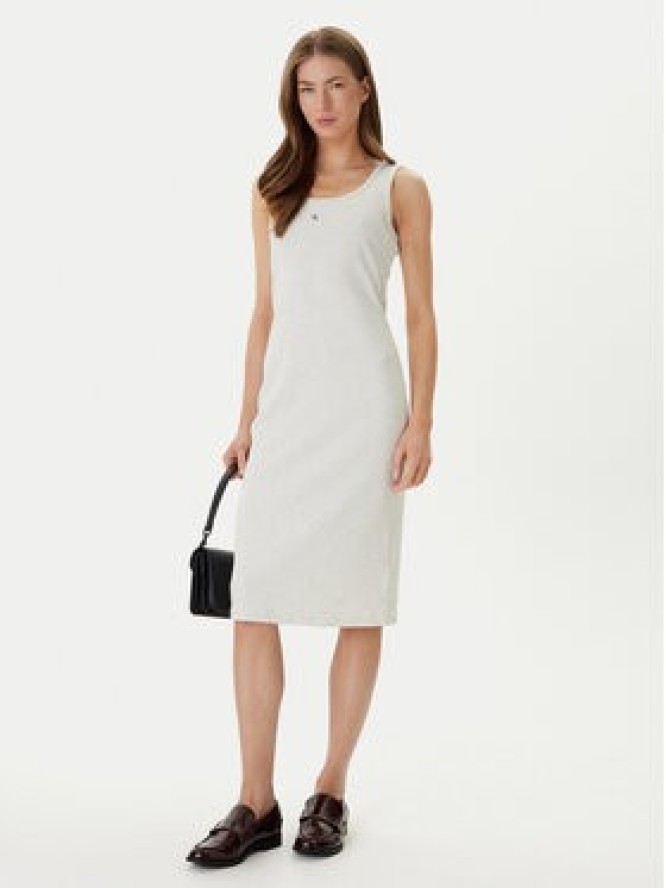 Calvin Klein Jeans Sukienka codzienna LV047F257G Beżowy Slim Fit