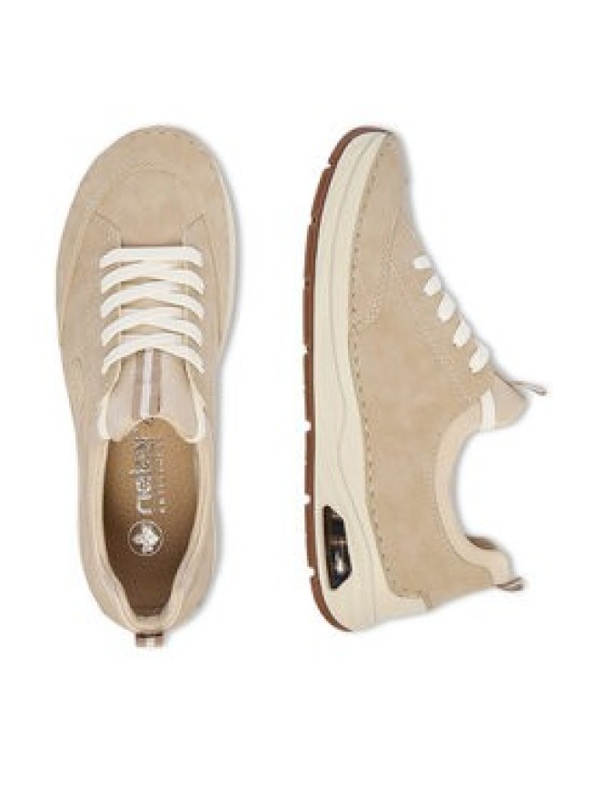 Rieker Sneakersy 44562-62 Beżowy