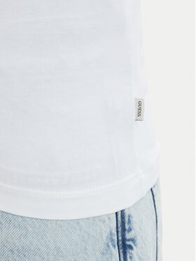 Guess Jeans T-Shirt W6YI16 K3995 Biały Slim Fit