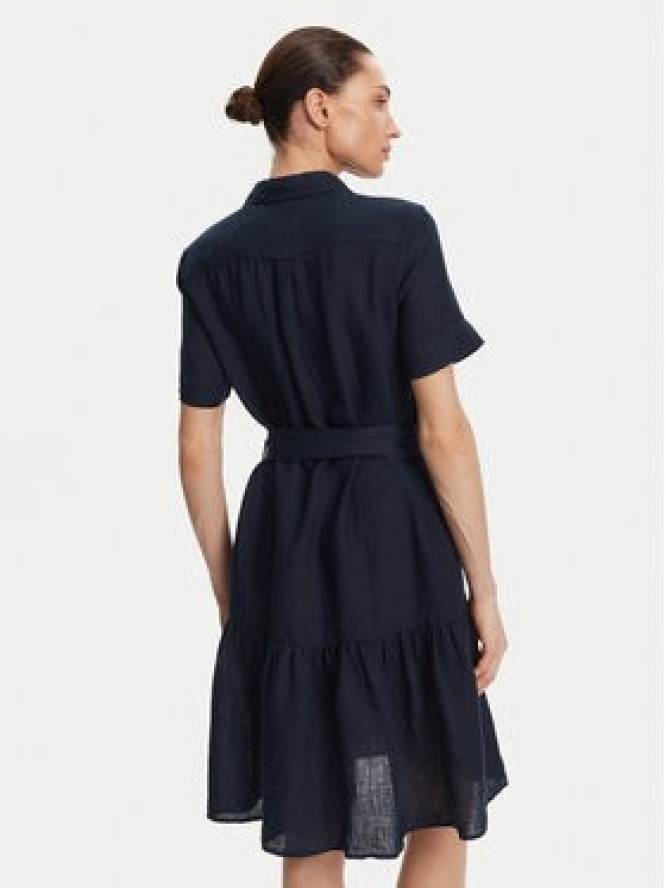 Gant Sukienka koszulowa 4503434 Granatowy Regular Fit