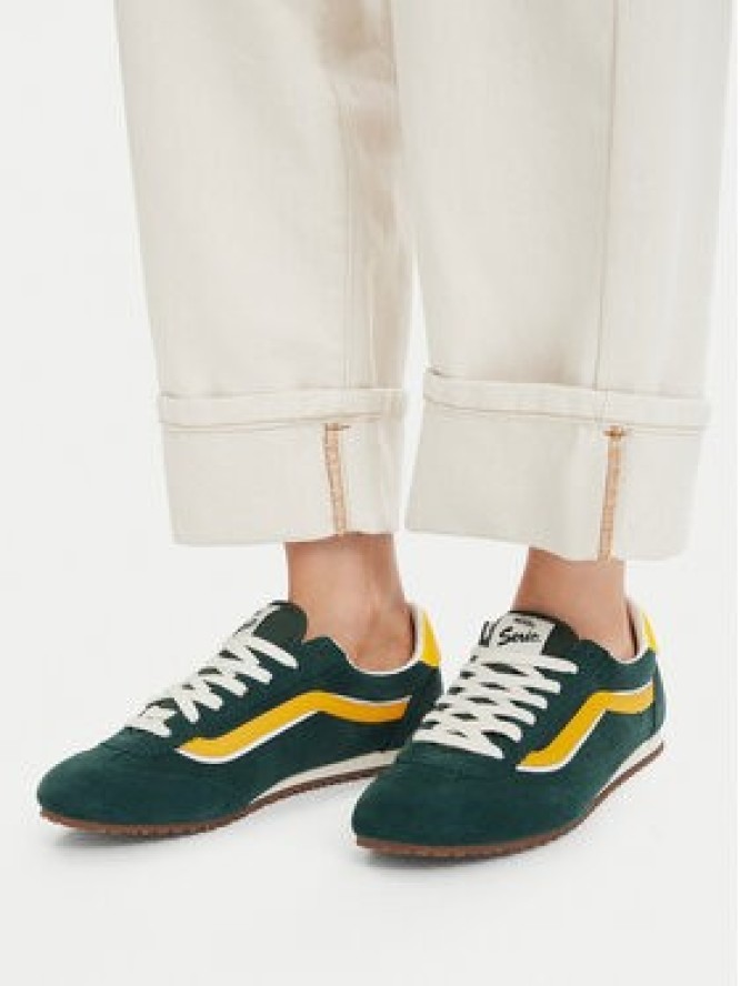 Vans Sneakersy Super Lowpro VN000XVK02I1 Zielony ciemny