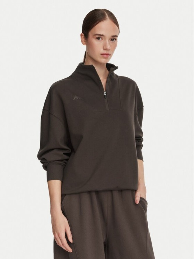 Kappa Bluza 372664W Brązowy Oversize