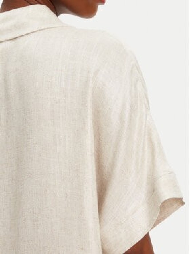 ACCESS FASHION Koszula 53-7079-421 Beżowy Regular Fit