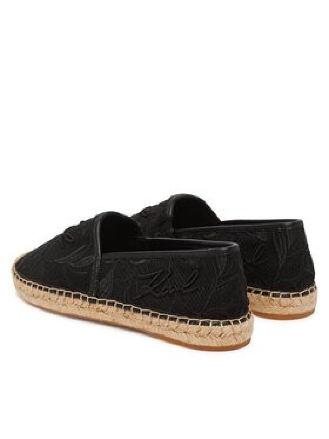 KARL LAGERFELD Espadryle Kamini KL80121A Czarny