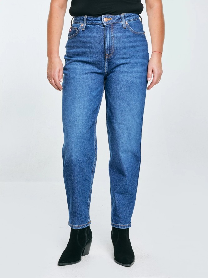 jeansy damskie mom jeans niebieskie silla 620