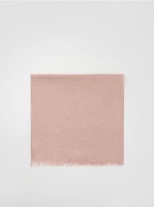 Gładki szal - pastelowy róż