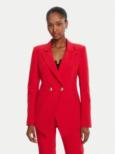 Rinascimento Marynarka CFC0126220003 Czerwony Slim Fit