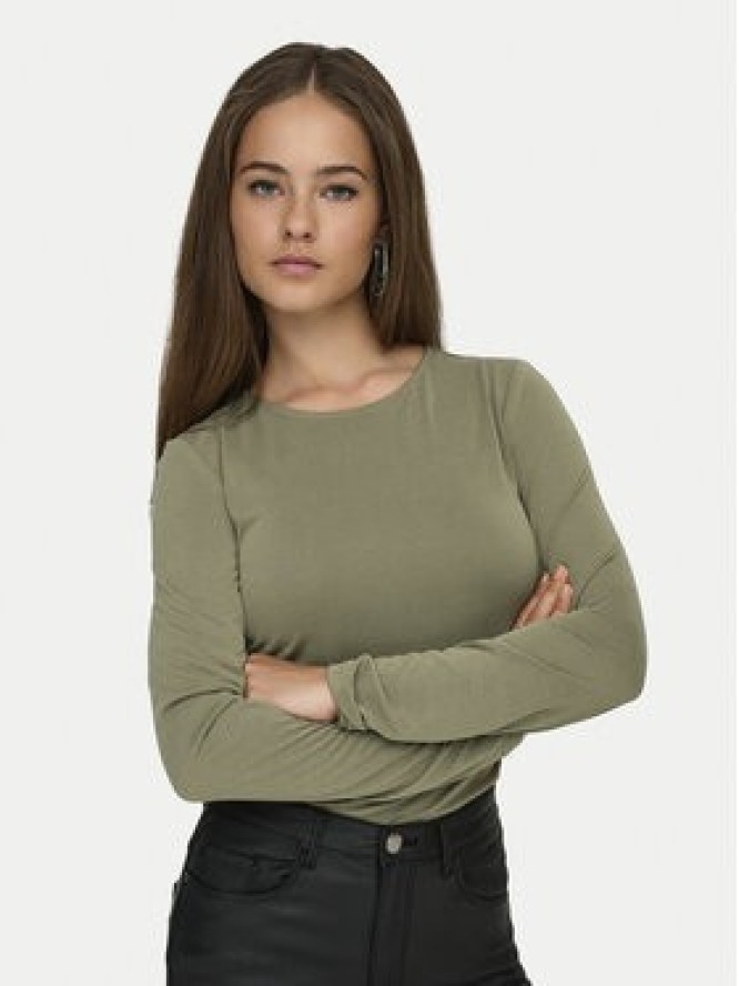 ONLY Bluzka Free Life 15365605 Zielony Regular Fit