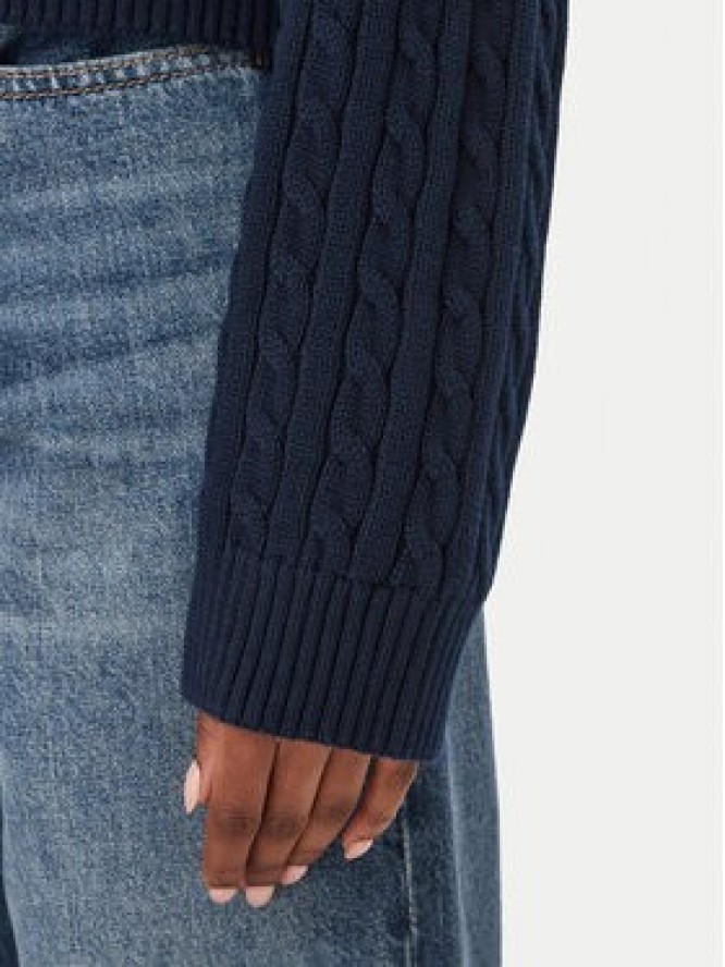 Tommy Jeans Sweter DW0DW23550 Granatowy Regular Fit