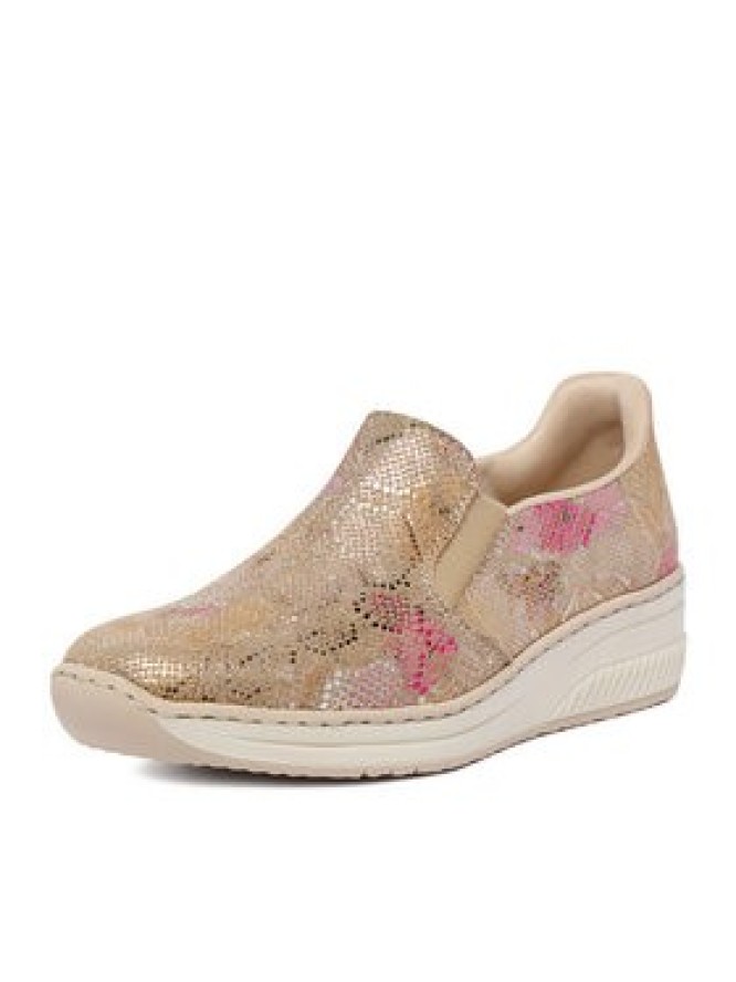 Rieker Półbuty 48761-90 Beżowy