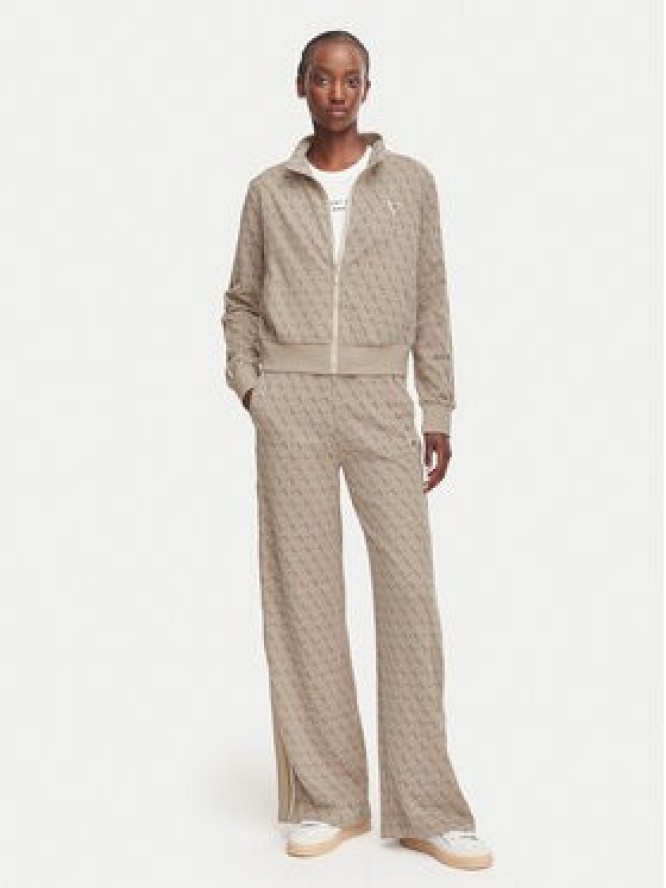 Guess Bluza V6YQ28 K5183 Beżowy Regular Fit