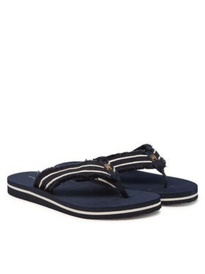 Tommy Hilfiger Japonki TH Webbing Beach Sandal FW0FW08739 Granatowy