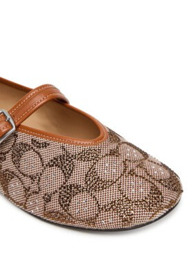 Coach Baleriny Mary Jane CBP01 Brązowy