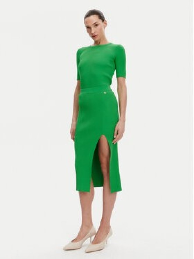 Silvian Heach T-Shirt GPP25209MA Zielony Regular Fit