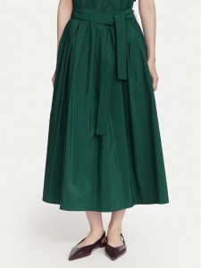 Weekend Max Mara Spódnica midi Alpaca 2625106041 Zielony ciemny Regular Fit
