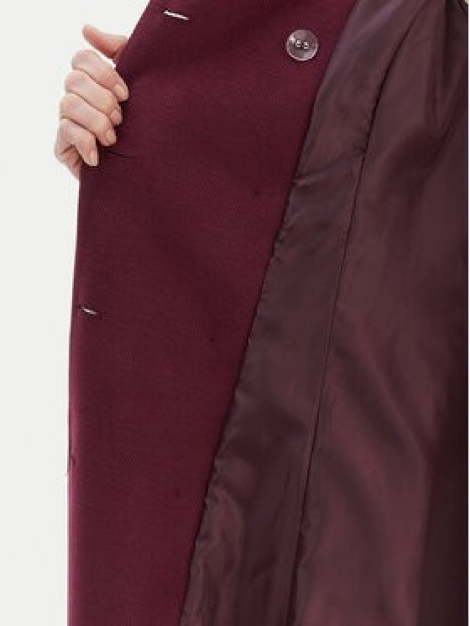 Rinascimento Płaszcz przejściowy CFC0126730003 Bordowy Regular Fit