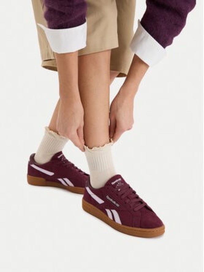 Reebok Sneakersy EO-CLUB C GROUNDS UK 100229523 Bordowy