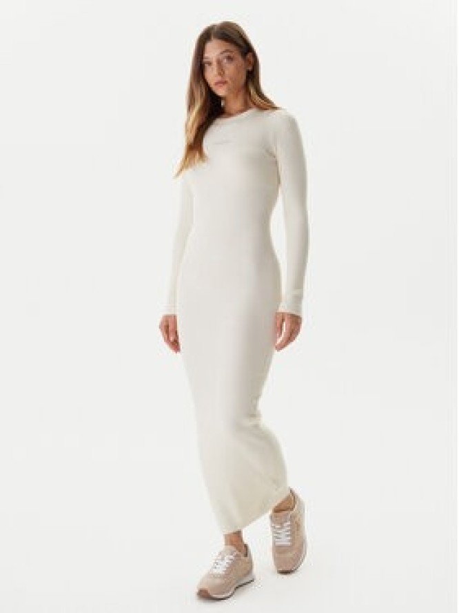 Guess Sukienka dzianinowa V5BK02 Z3JD2 Écru Slim Fit