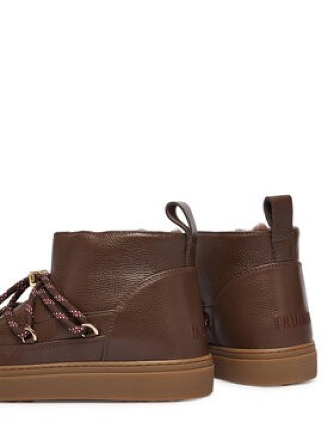 Inuikii Śniegowce Full Leather Gloss 1001.001.0371 Brązowy