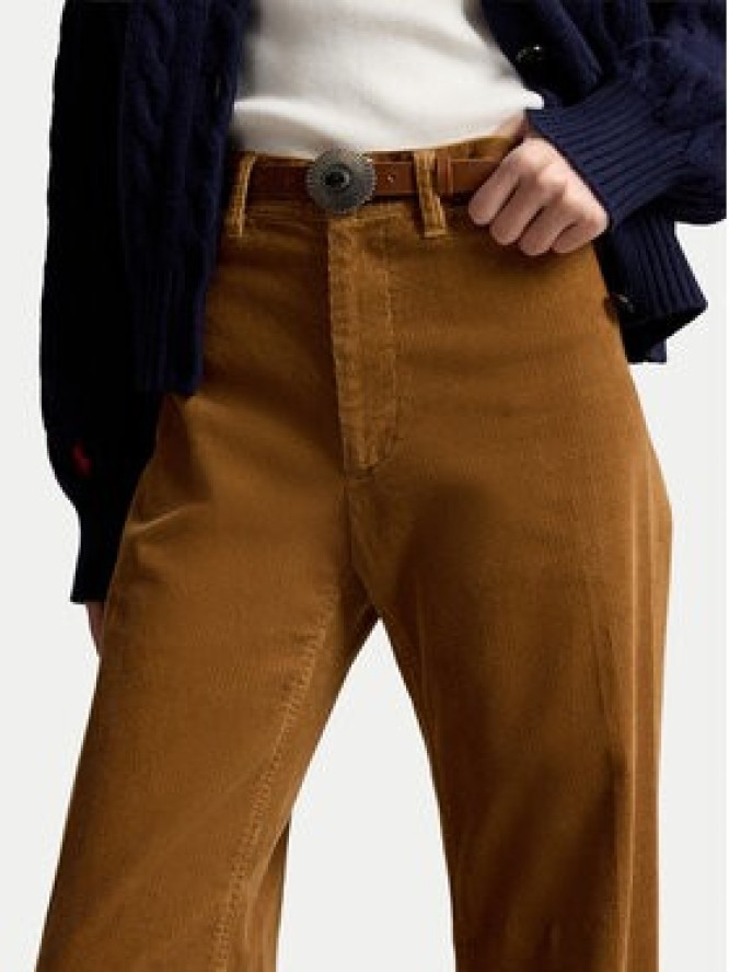 Polo Ralph Lauren Spodnie materiałowe 211B17556002 Brązowy jasny Flare Fit