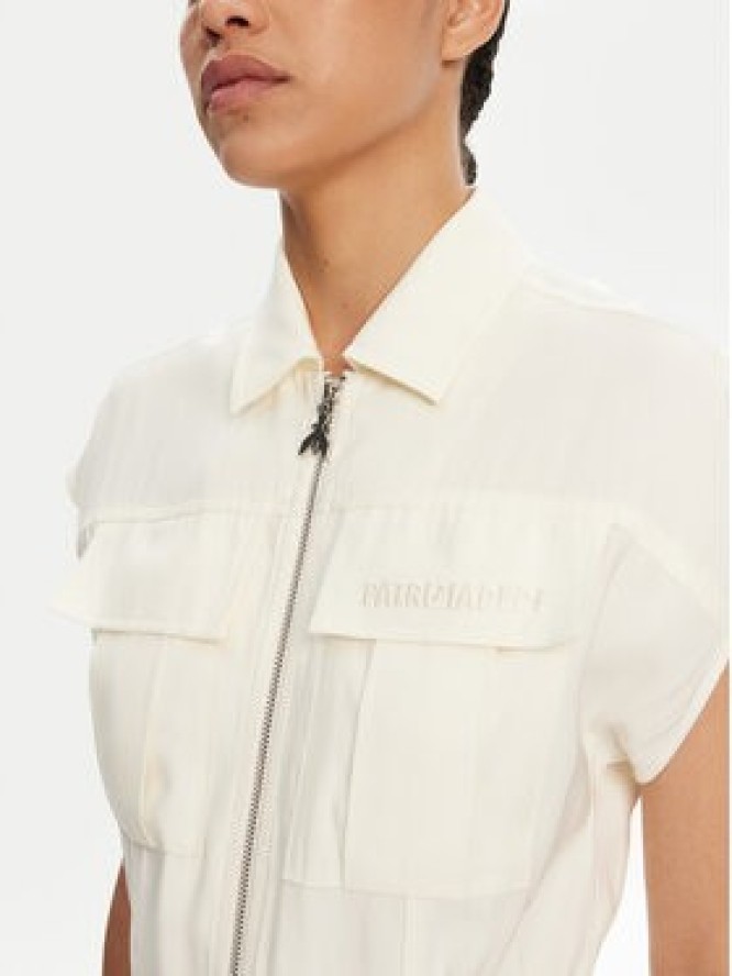 Patrizia Pepe Kombinezon 2T0072 A573 W146 Écru Regular Fit